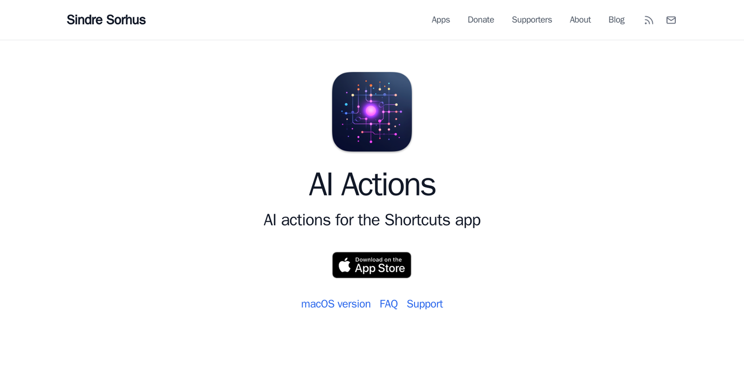 AI Actions screenshot