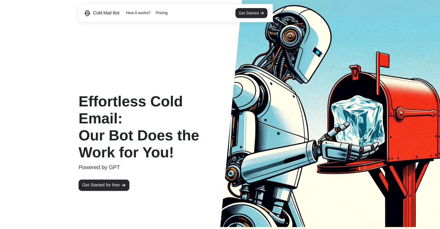 Cold Mail Bot screenshot