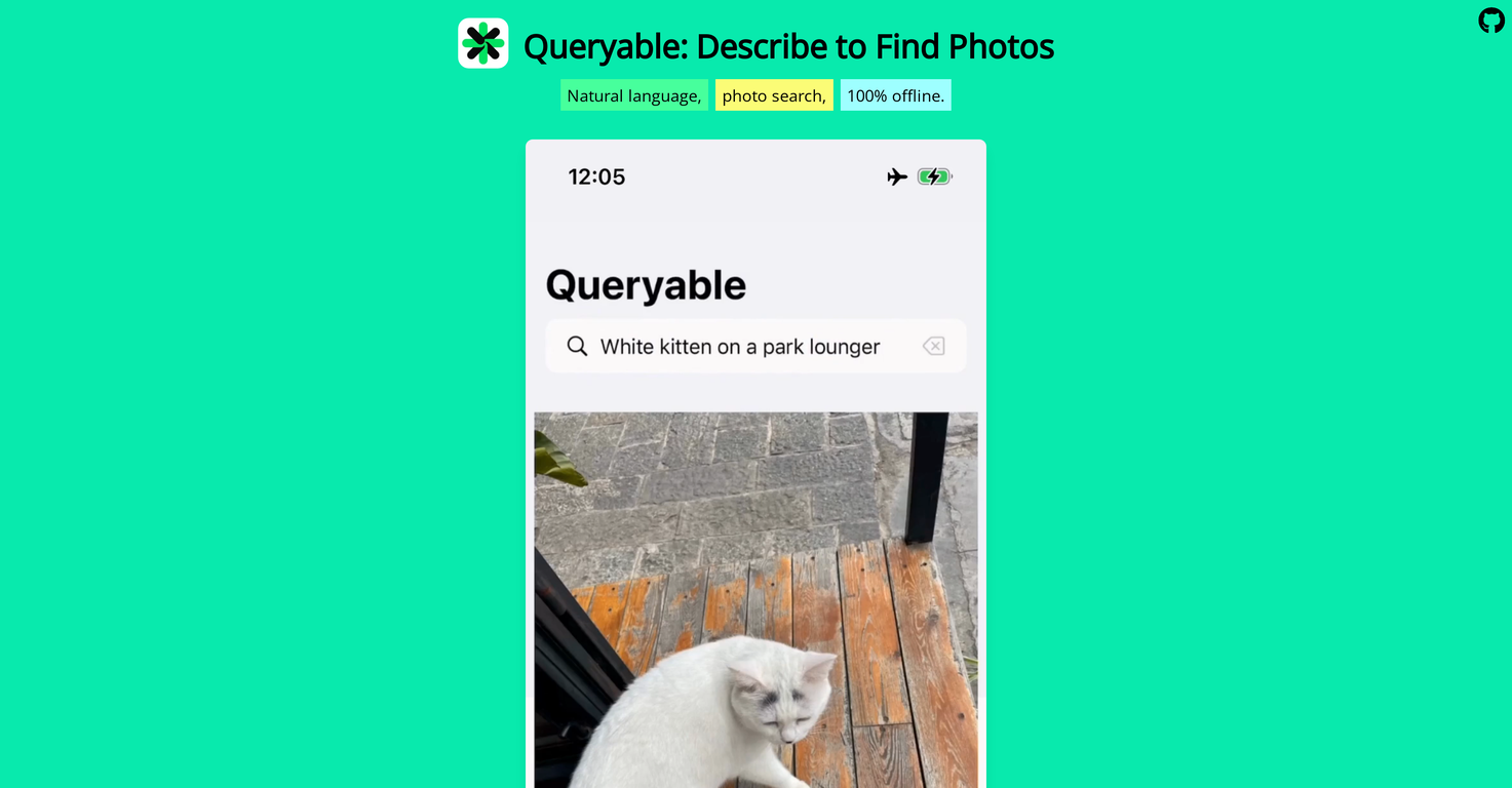 Queryable screenshot
