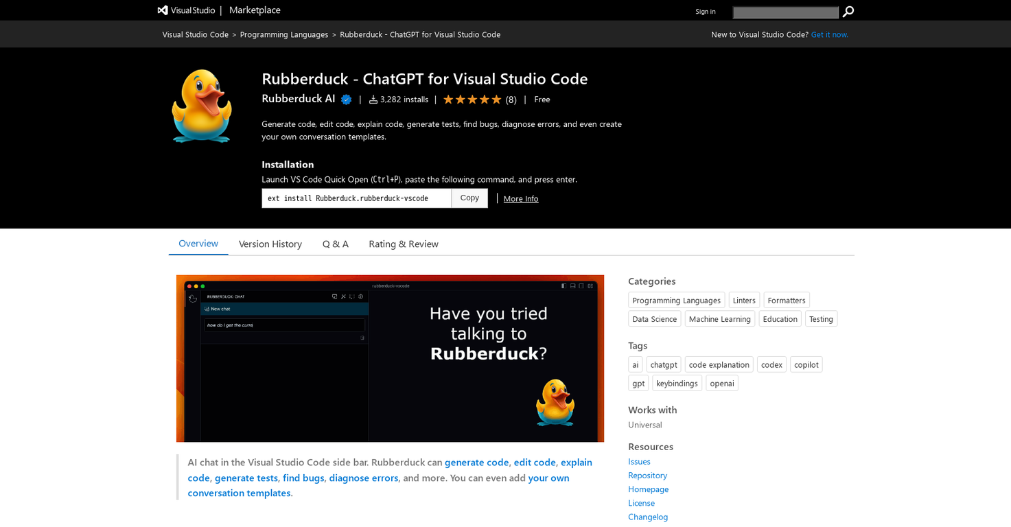 Rubberduck screenshot