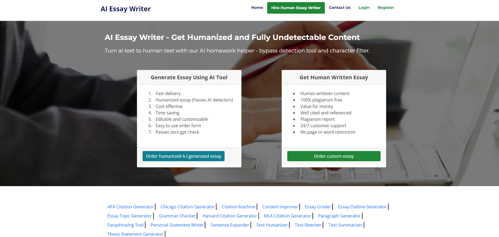 Essay Writer App screenshot