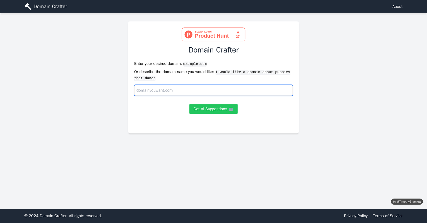 Domain Crafter screenshot