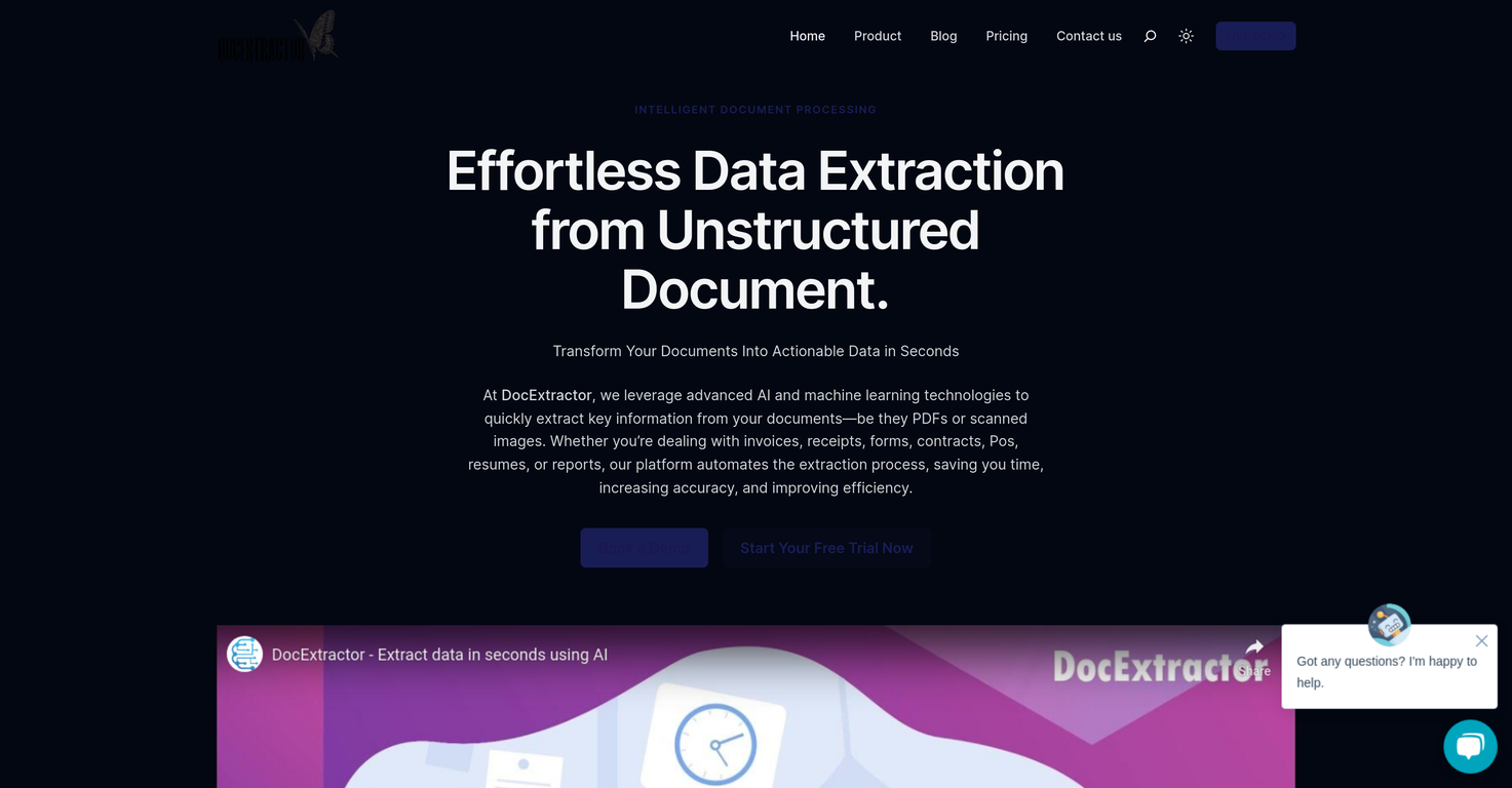 DocExtractor screenshot