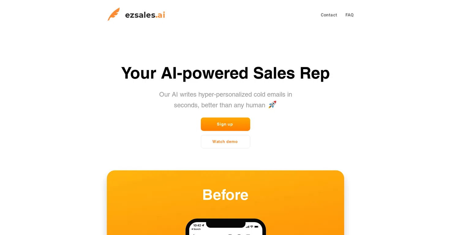 Ezsales screenshot