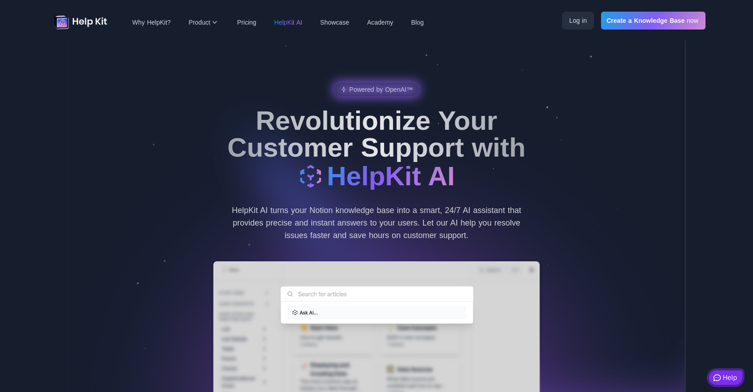 Helpkit screenshot